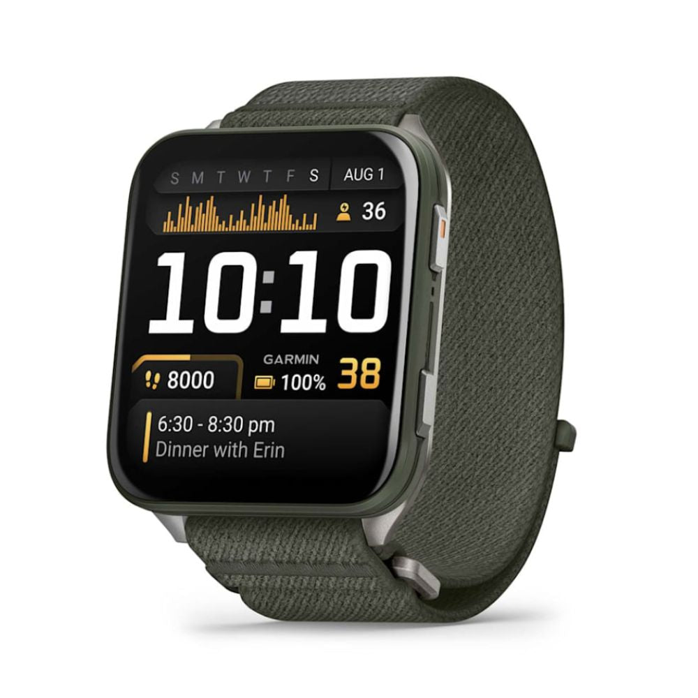 Garmin Venu X1 Premium GPS Watch Moss Titanium Caseback
